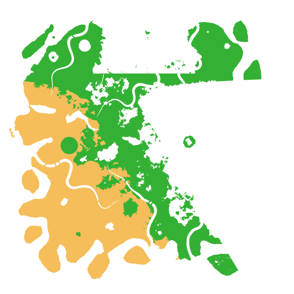 Biome Rust Map: Procedural Map, Size: 4500, Seed: 666448556