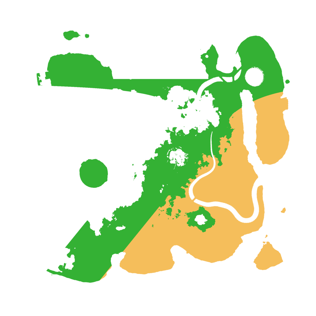 Biome Rust Map: Procedural Map, Size: 3000, Seed: 356917904