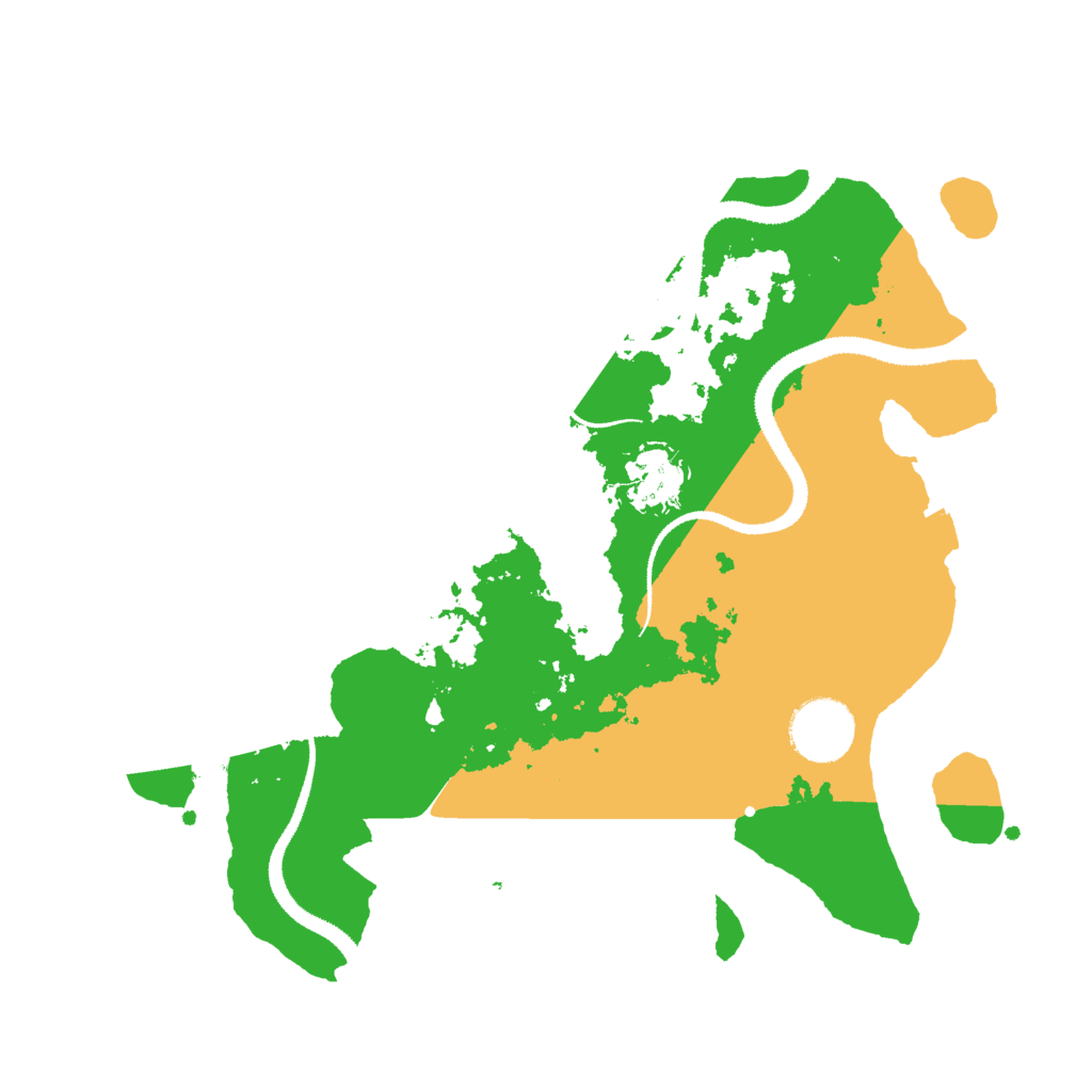 Biome Rust Map: Procedural Map, Size: 3000, Seed: 116906