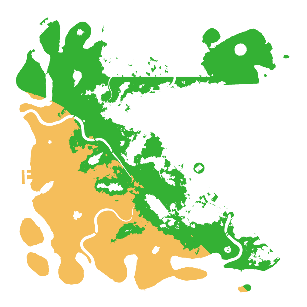 Biome Rust Map: Procedural Map, Size: 4500, Seed: 90195901