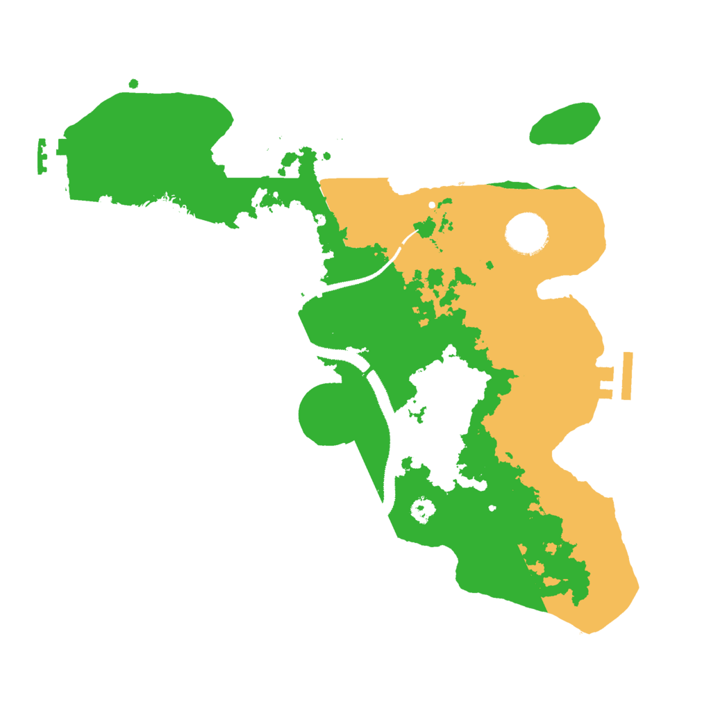 Biome Rust Map: Procedural Map, Size: 3000, Seed: 2476428