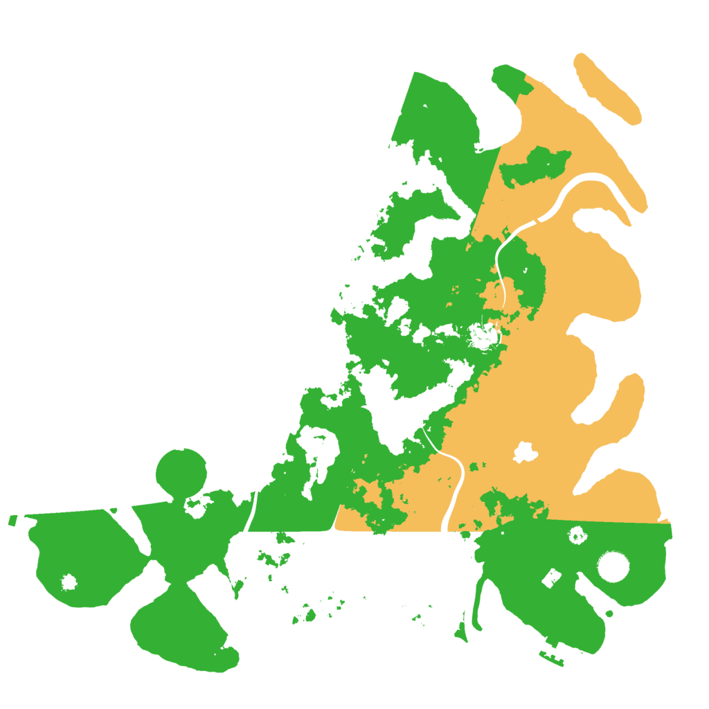 Biome Rust Map: Procedural Map, Size: 4000, Seed: 645645645