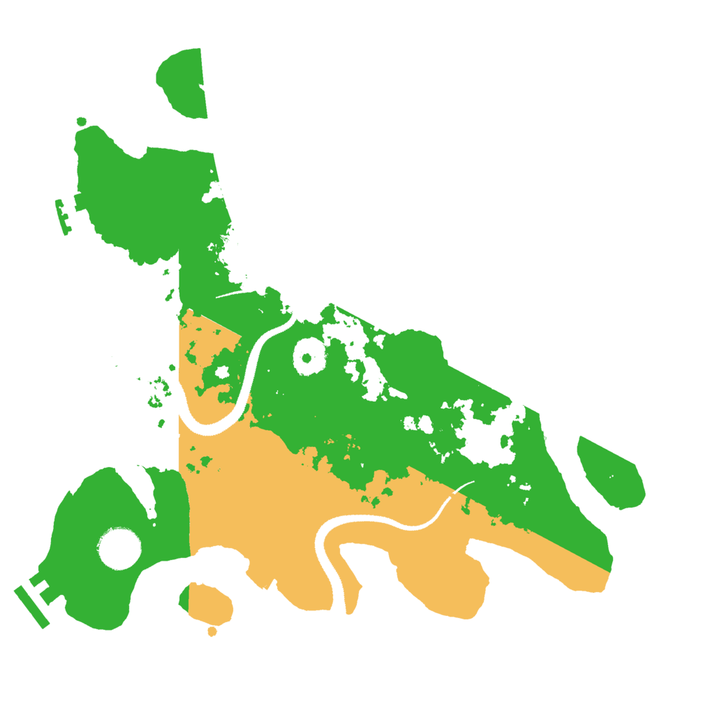 Biome Rust Map: Procedural Map, Size: 3000, Seed: 64129