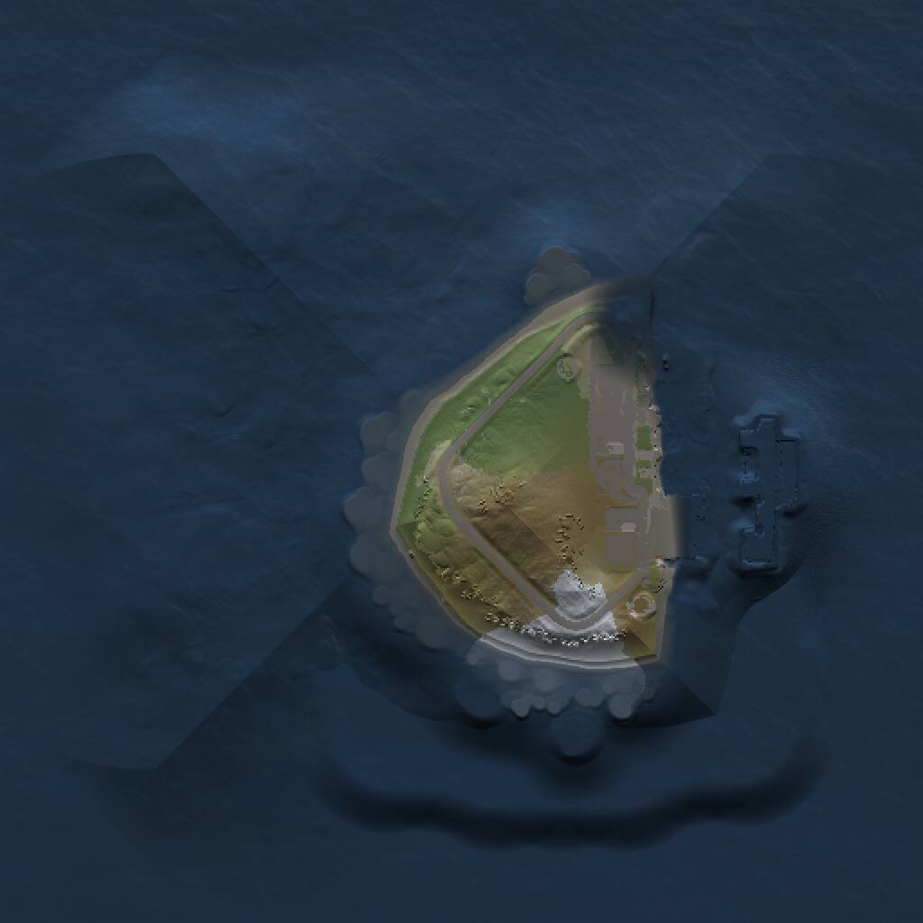 Rust Map: Procedural Map, Size: 1000, Seed: 374313254, 2 Monuments