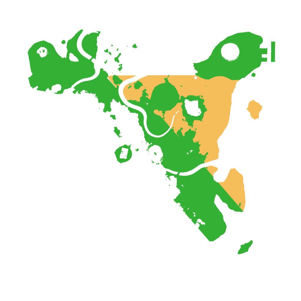 Biome Rust Map: Procedural Map, Size: 3000, Seed: 72906