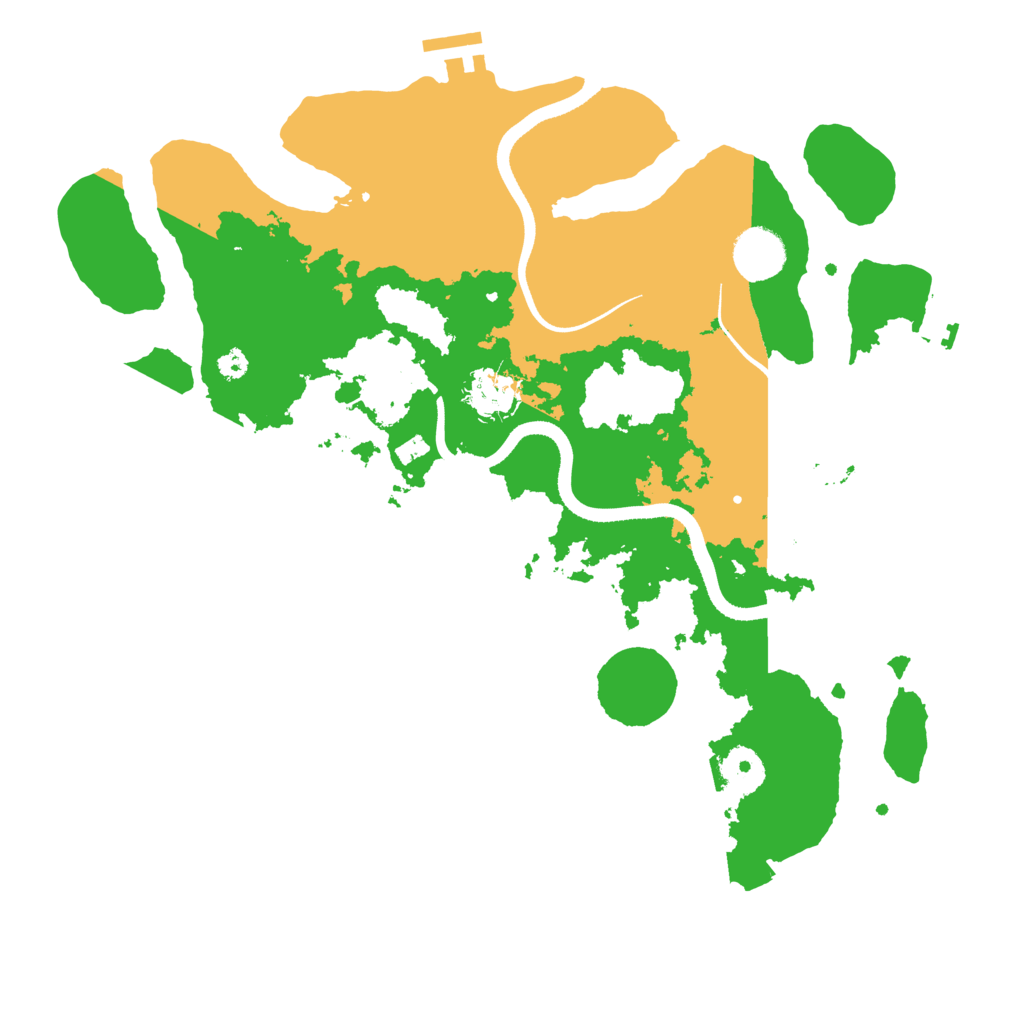 Biome Rust Map: Procedural Map, Size: 3500, Seed: 1698833230