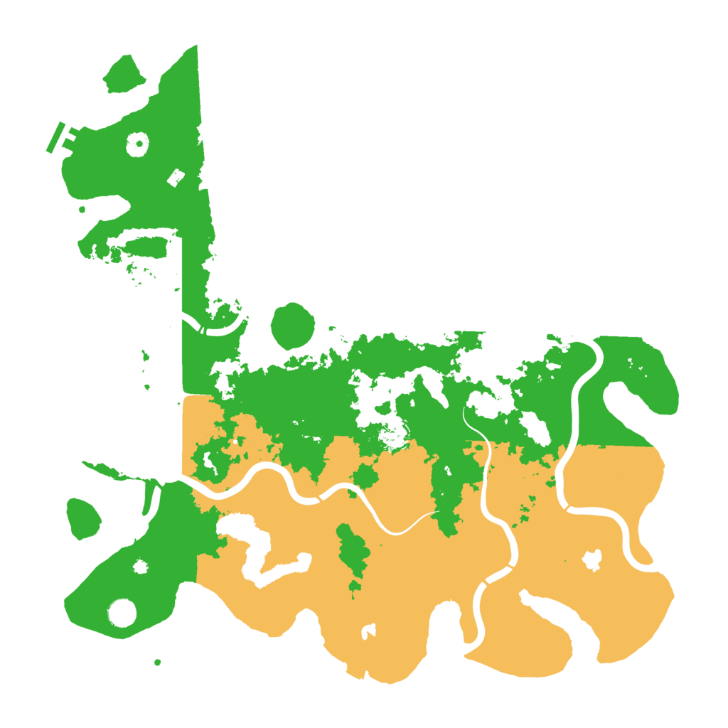 Biome Rust Map: Procedural Map, Size: 4500, Seed: 1007