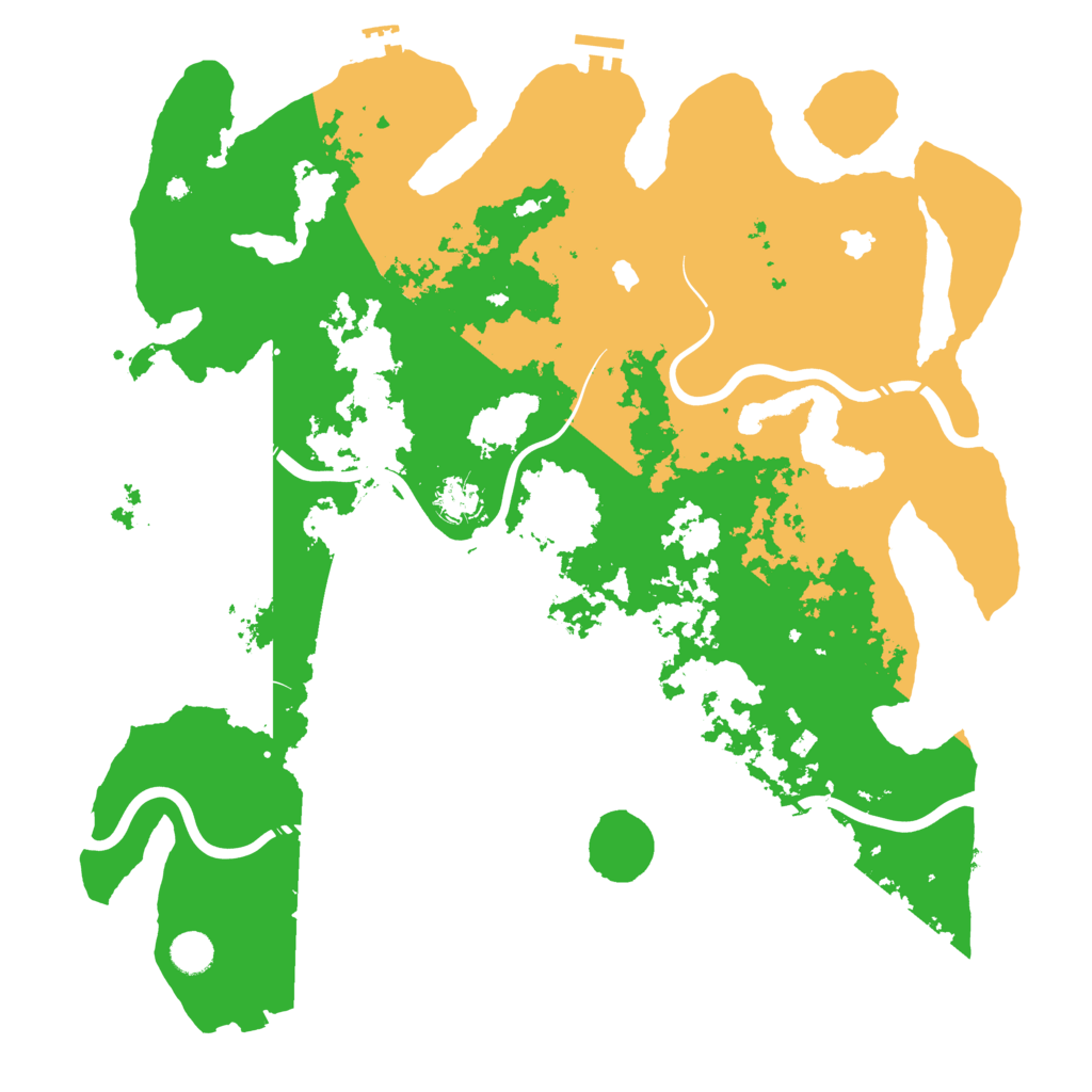 Biome Rust Map: Procedural Map, Size: 4500, Seed: 437183852