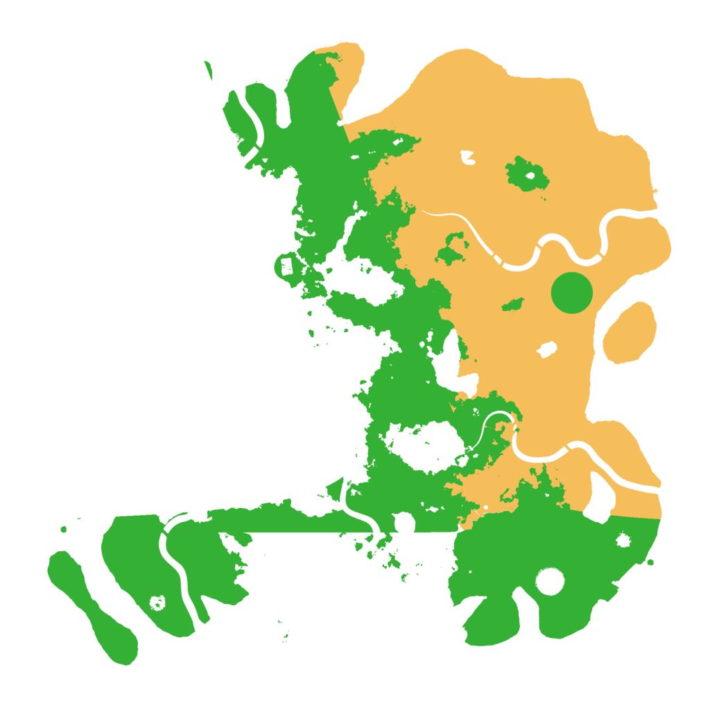 Biome Rust Map: Procedural Map, Size: 4500, Seed: 486356409