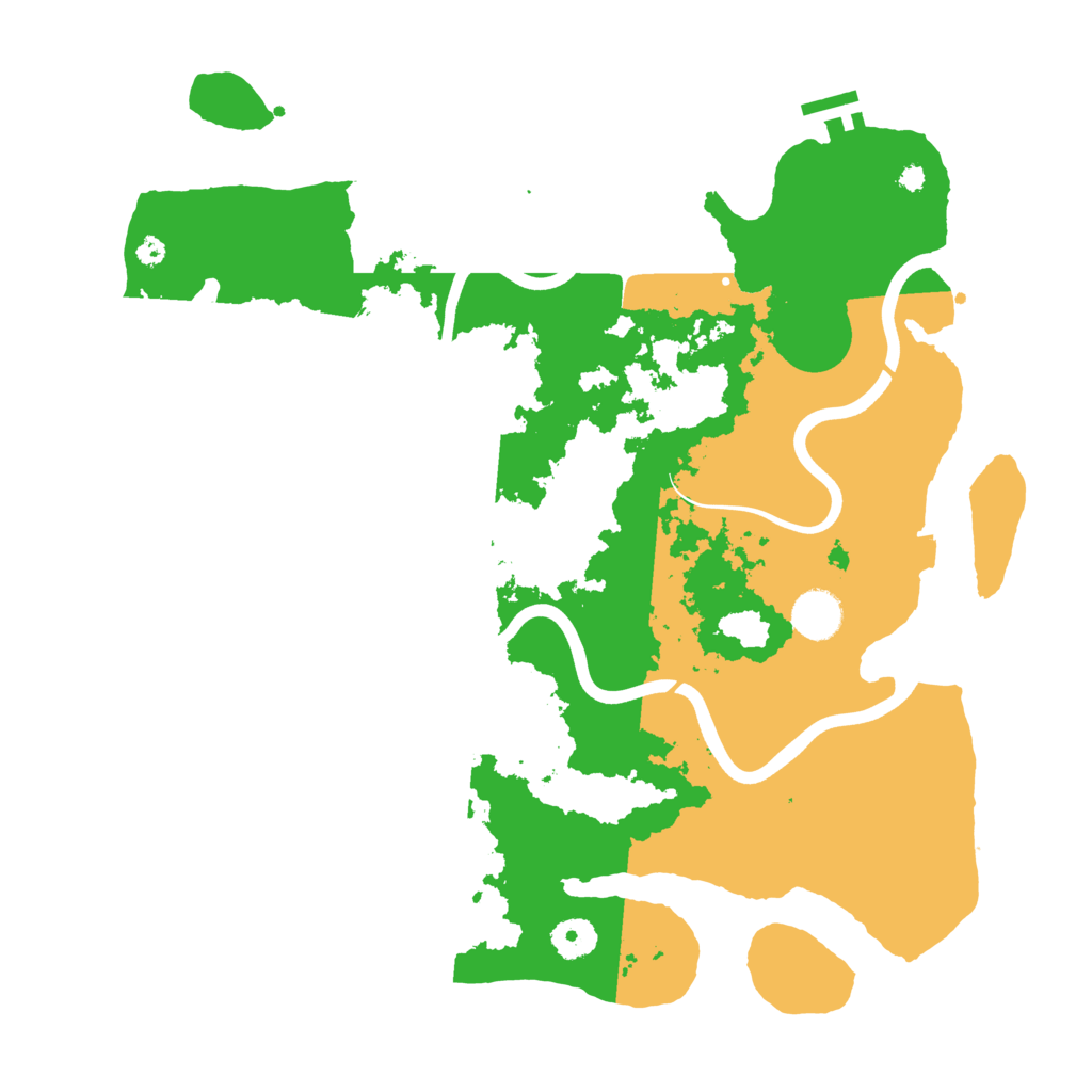 Biome Rust Map: Procedural Map, Size: 3850, Seed: 65051