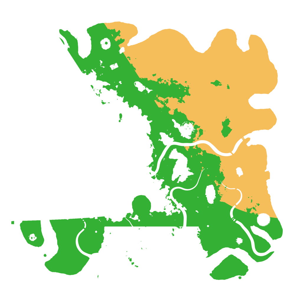 Biome Rust Map: Procedural Map, Size: 4250, Seed: 34867