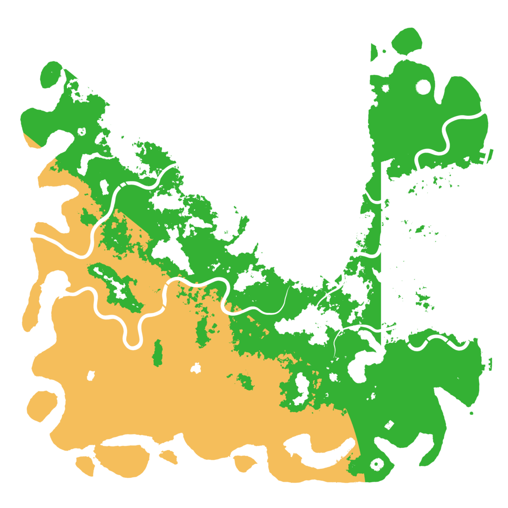 Biome Rust Map: Procedural Map, Size: 6000, Seed: 565139268