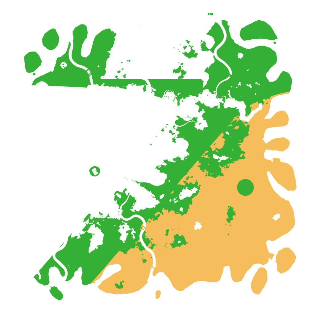 Biome Rust Map: Procedural Map, Size: 5000, Seed: 683629