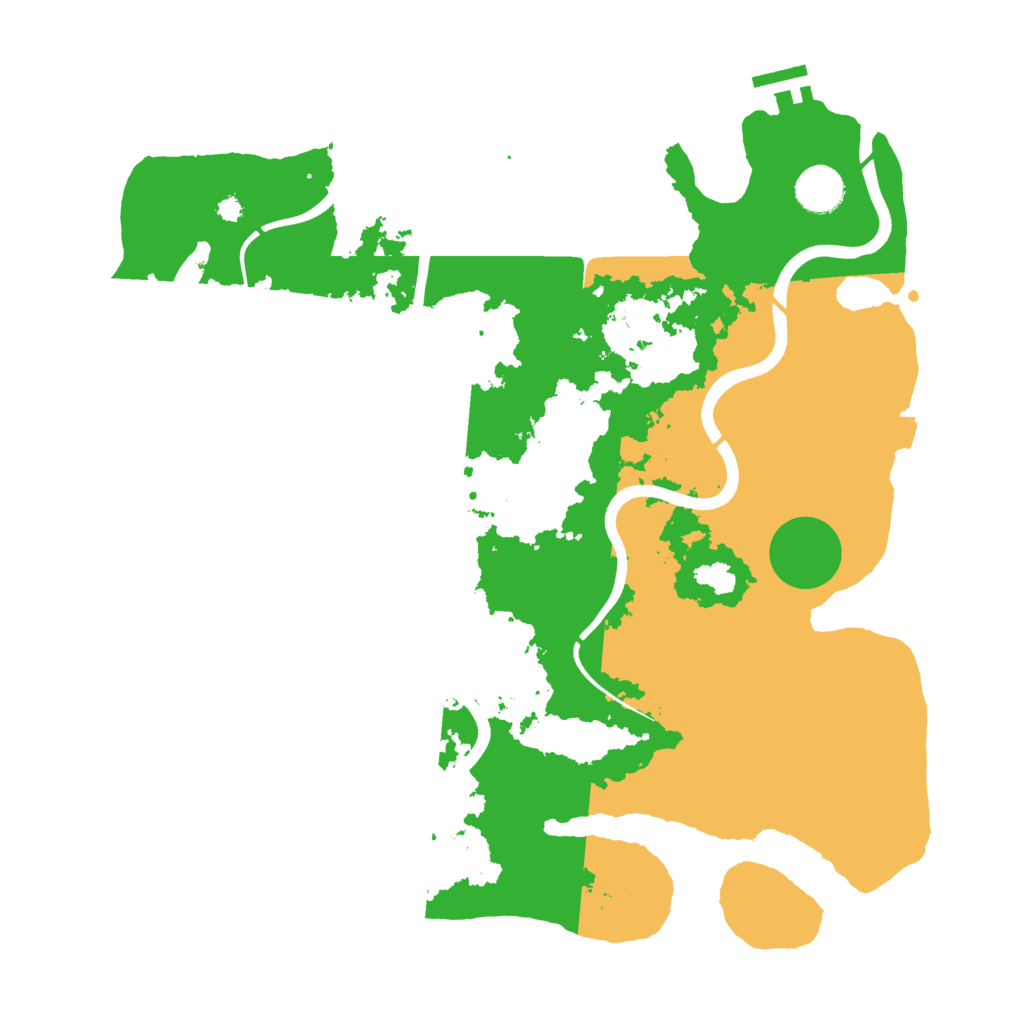 Biome Rust Map: Procedural Map, Size: 3750, Seed: 65051