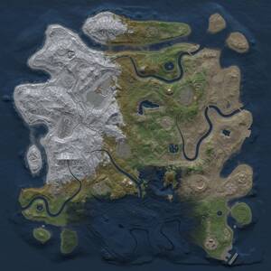 Thumbnail Rust Map: Procedural Map, Size: 4250, Seed: 18092025, 15 Monuments