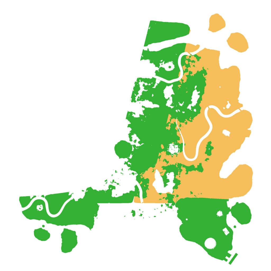 Biome Rust Map: Procedural Map, Size: 4250, Seed: 18092025