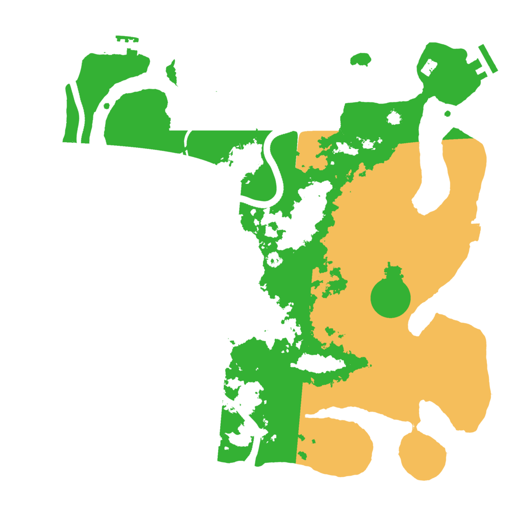 Biome Rust Map: Procedural Map, Size: 3450, Seed: 65051