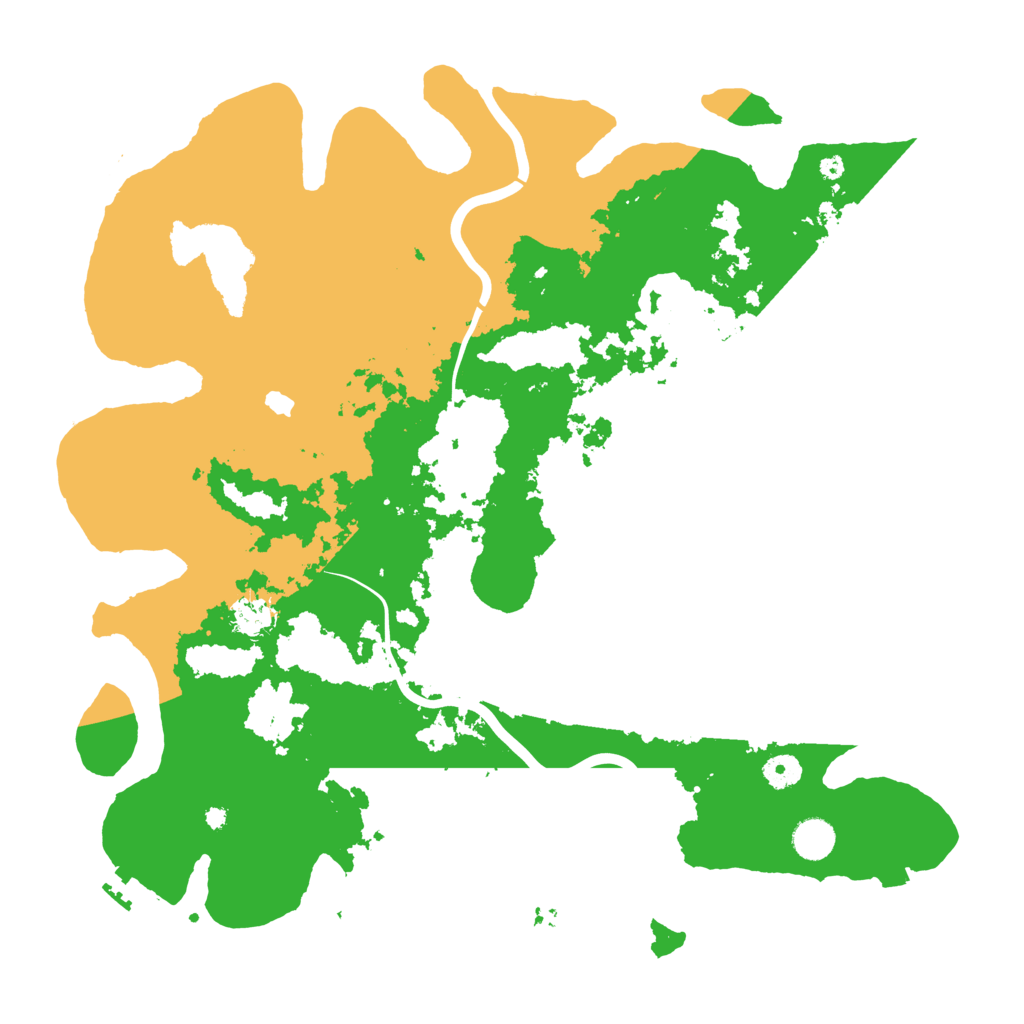 Biome Rust Map: Procedural Map, Size: 4300, Seed: 636373319