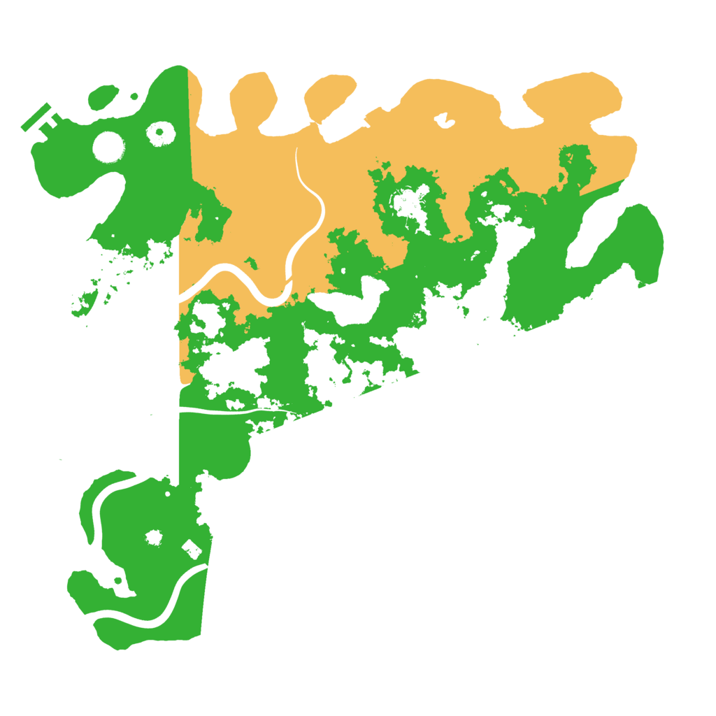 Biome Rust Map: Procedural Map, Size: 4000, Seed: 1234598517