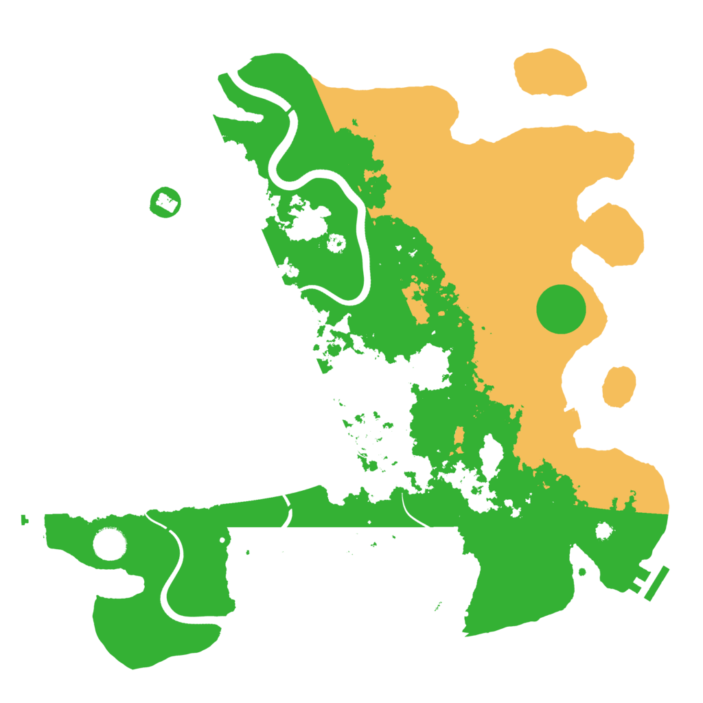 Biome Rust Map: Procedural Map, Size: 3750, Seed: 2005031523