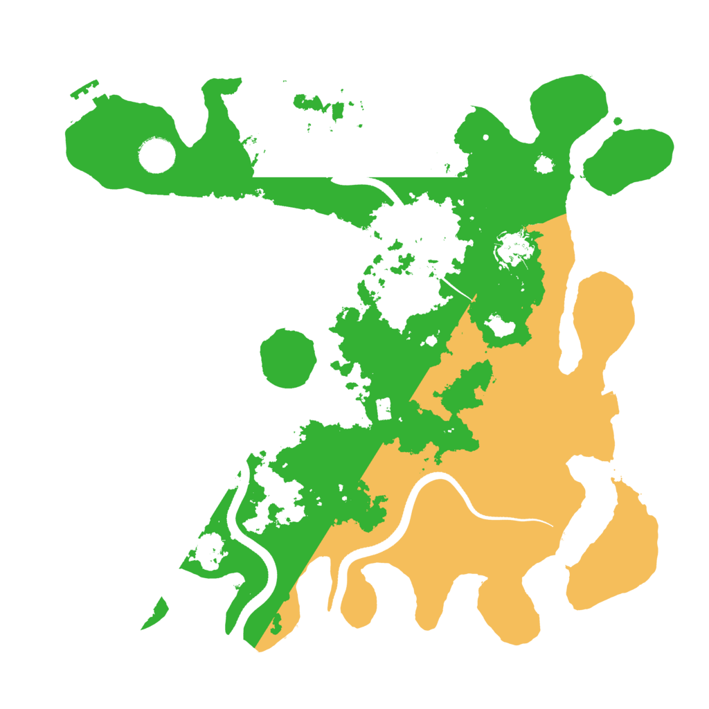 Biome Rust Map: Procedural Map, Size: 3500, Seed: 1762347297