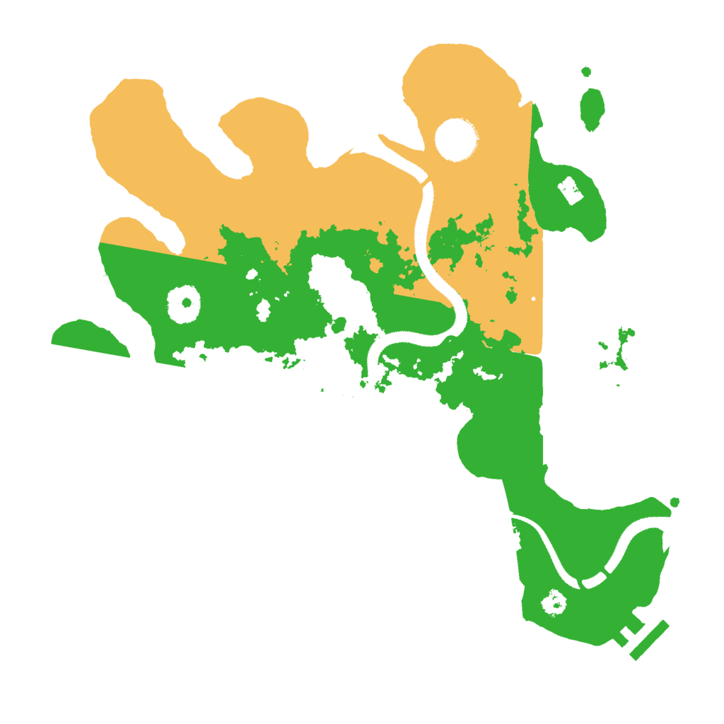 Biome Rust Map: Procedural Map, Size: 3000, Seed: 1665352433