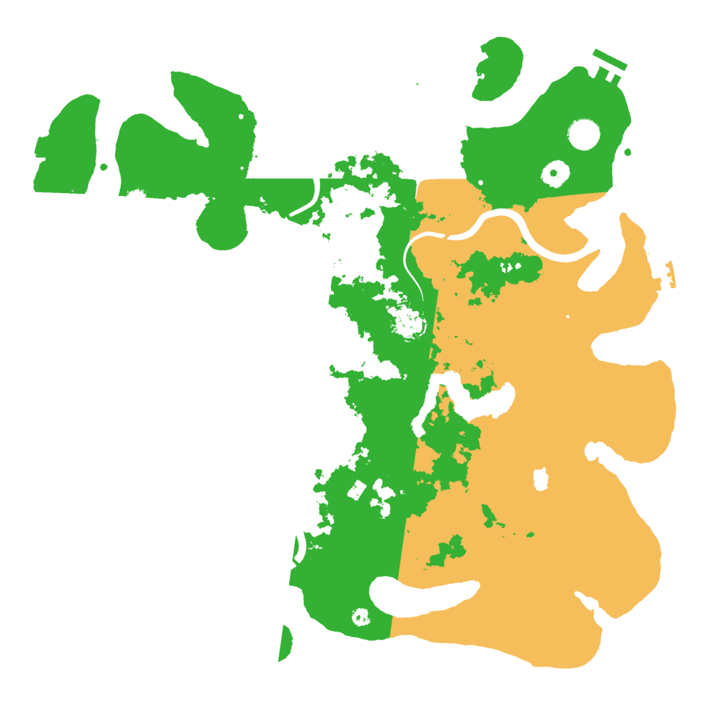 Biome Rust Map: Procedural Map, Size: 4000, Seed: 998168