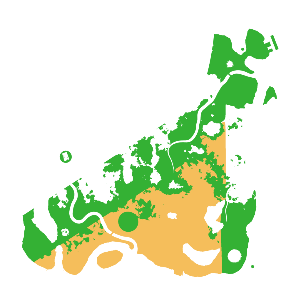 Biome Rust Map: Procedural Map, Size: 4000, Seed: 990365