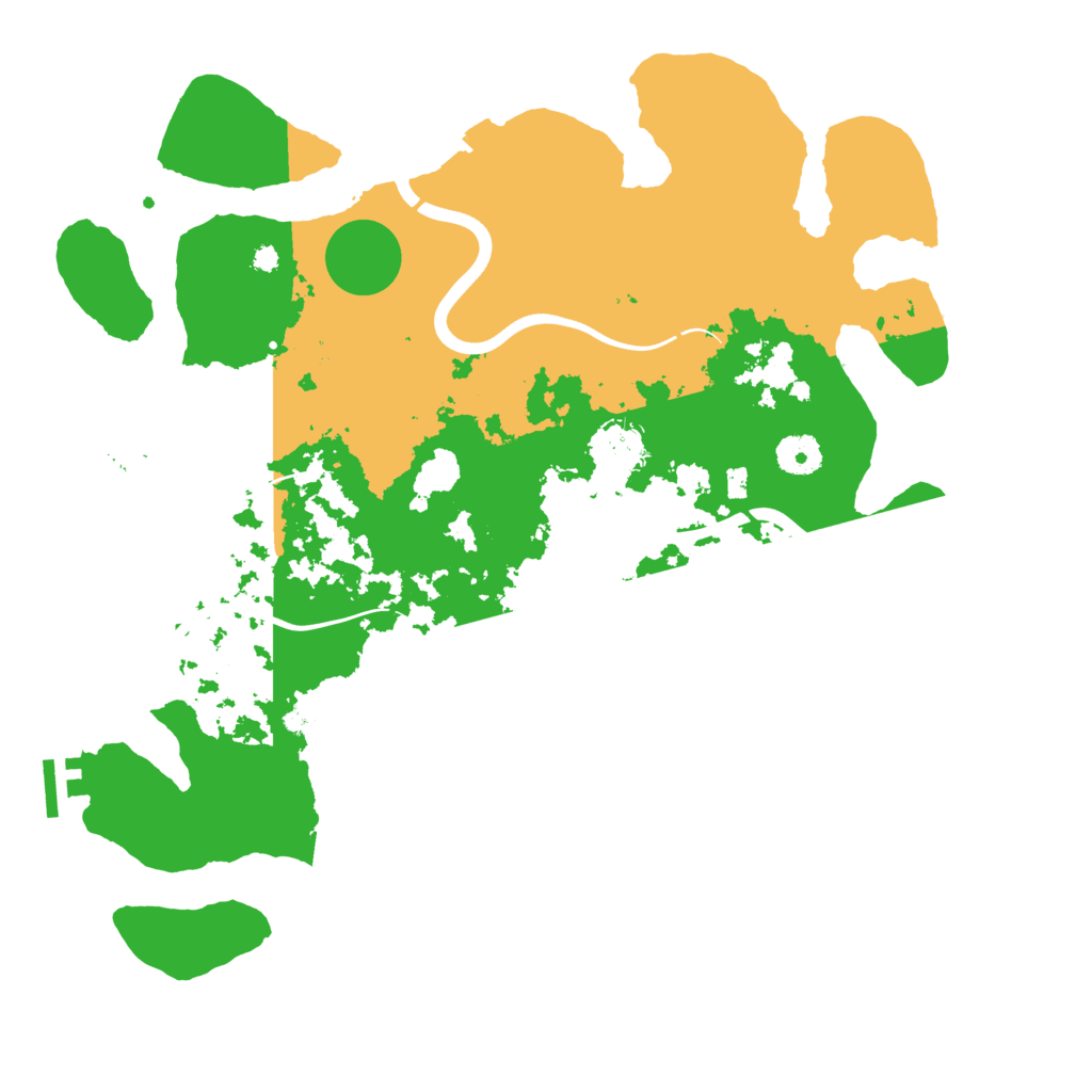 Biome Rust Map: Procedural Map, Size: 3800, Seed: 550306921