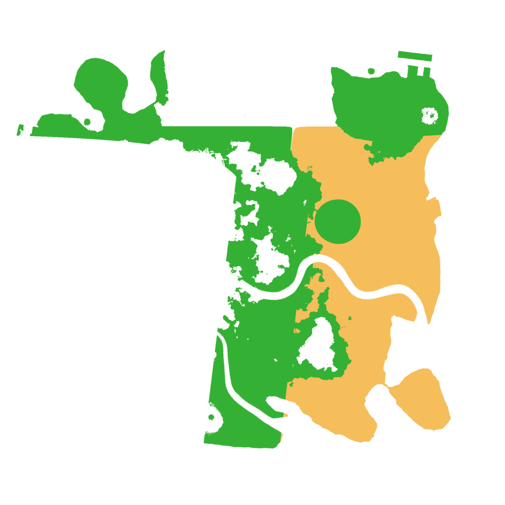 Biome Rust Map: Procedural Map, Size: 3000, Seed: 1123709872