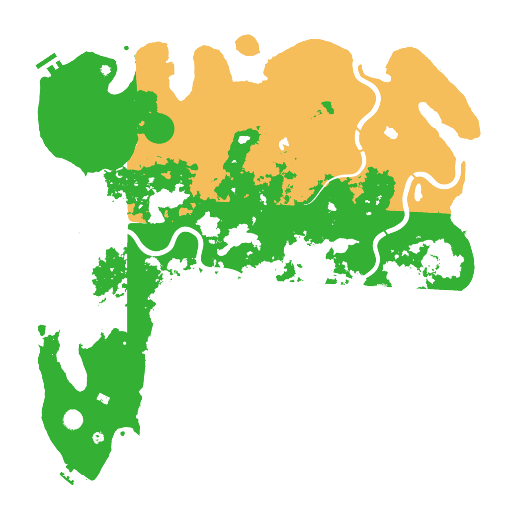 Biome Rust Map: Procedural Map, Size: 4500, Seed: 984766485