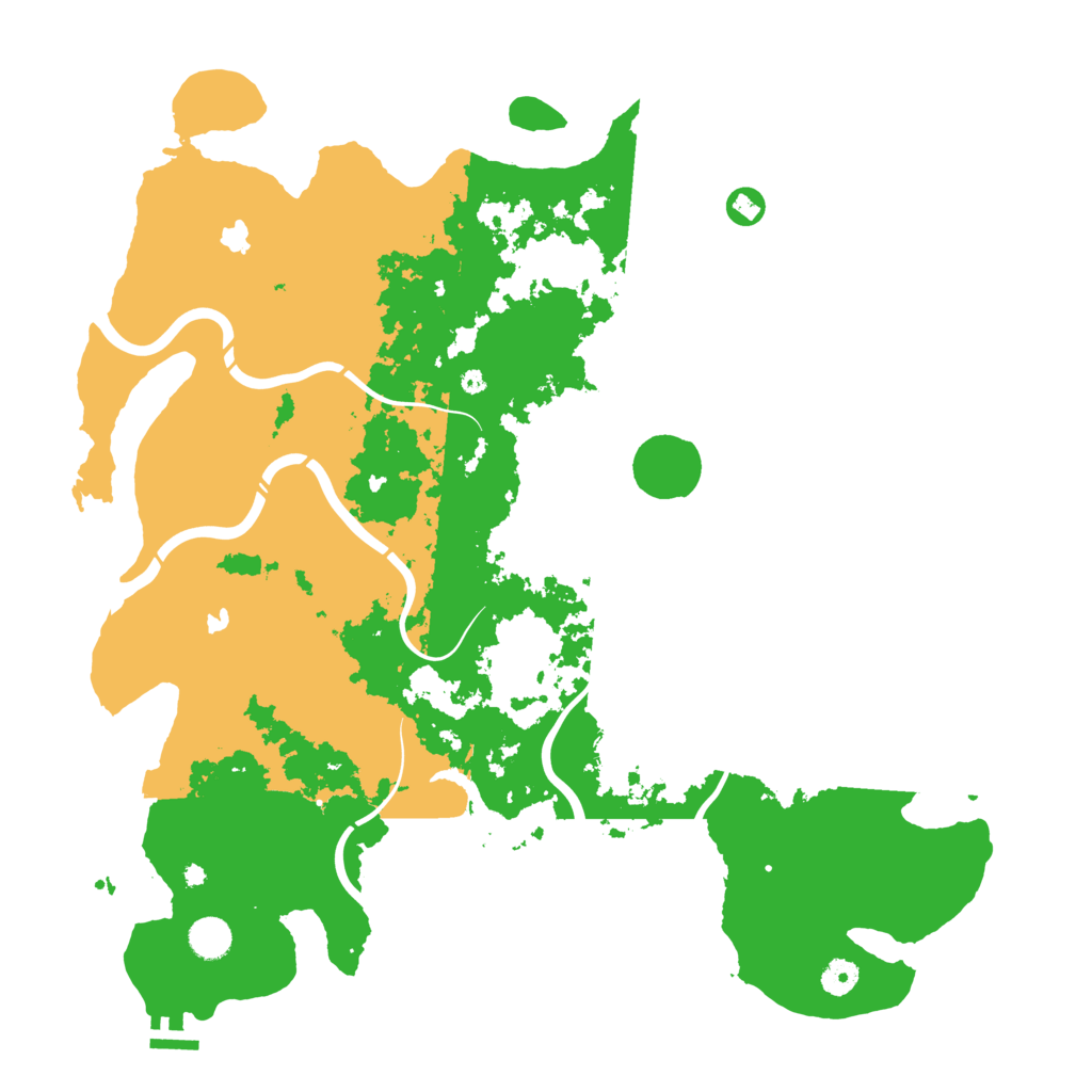 Biome Rust Map: Procedural Map, Size: 4500, Seed: 791759991