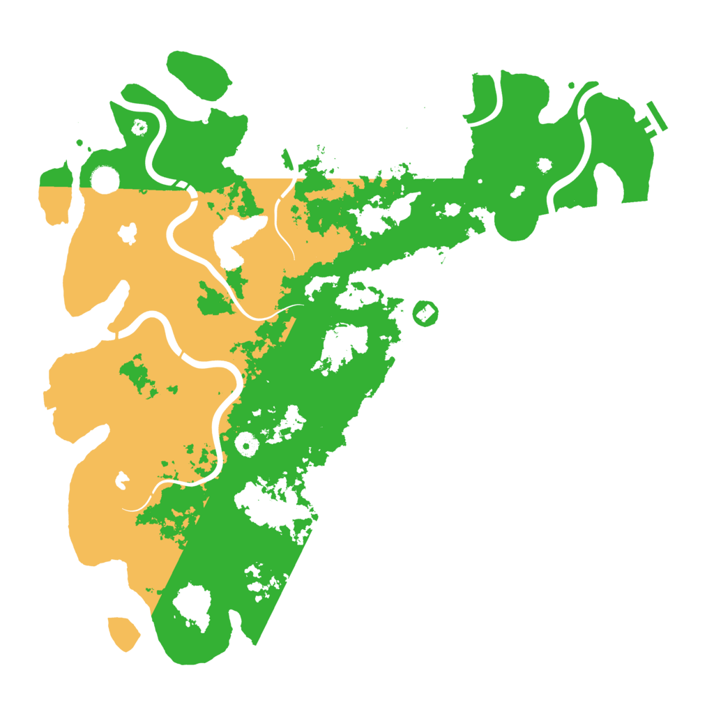 Biome Rust Map: Procedural Map, Size: 4500, Seed: 271797078