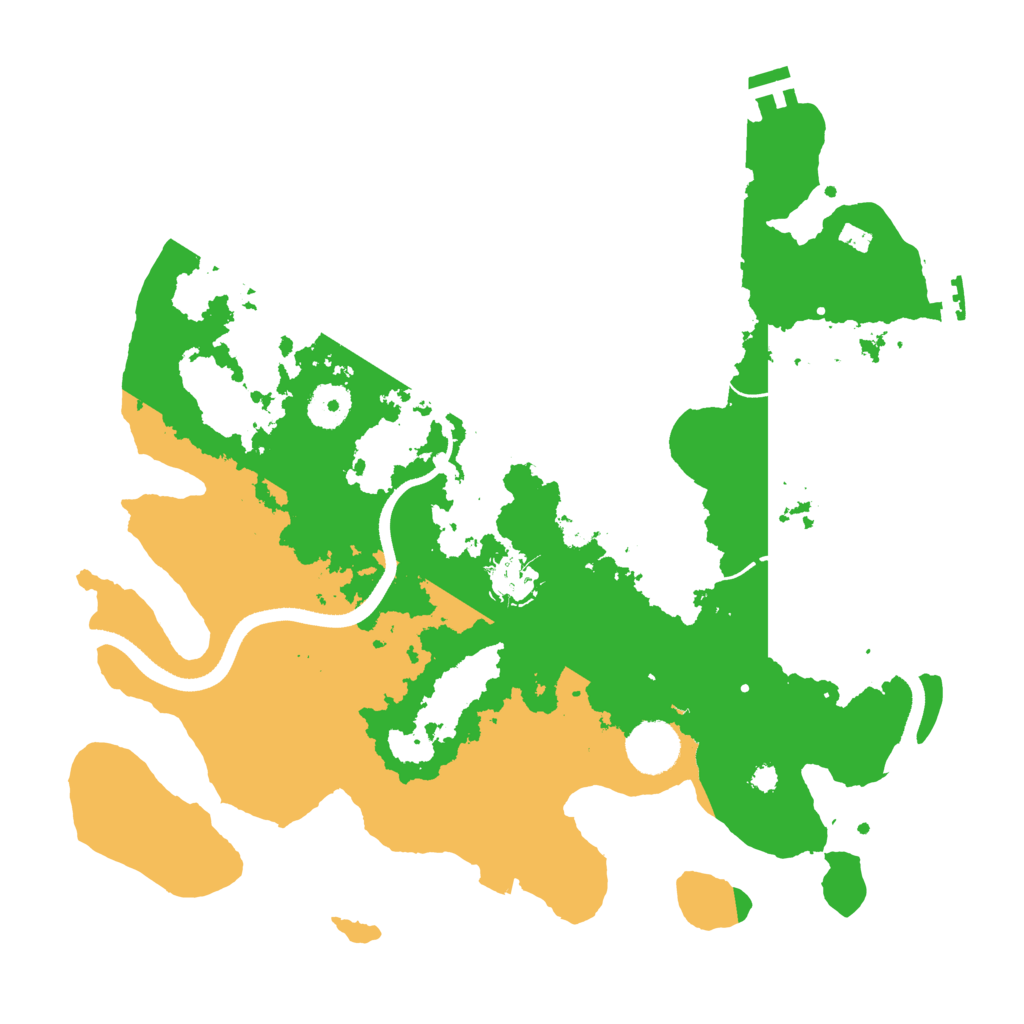 Biome Rust Map: Procedural Map, Size: 3500, Seed: 1837389690