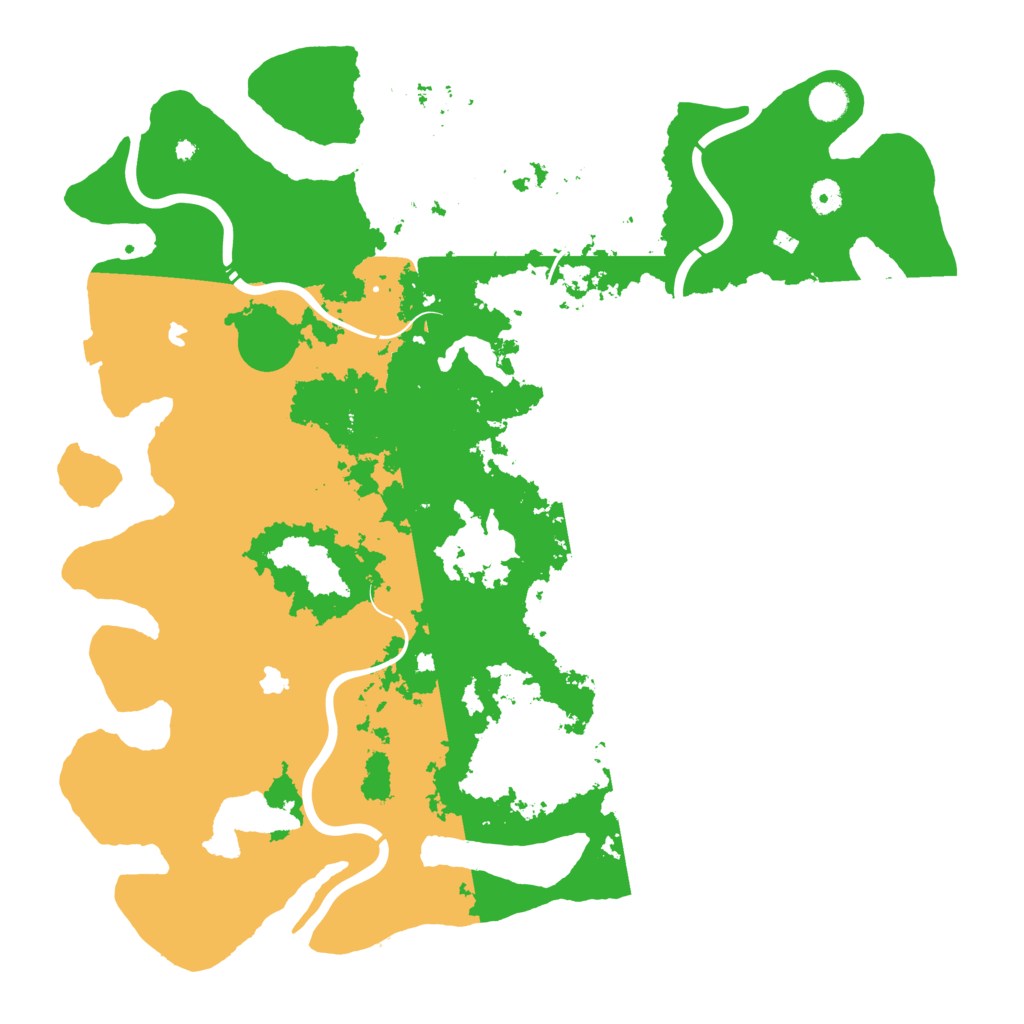 Biome Rust Map: Procedural Map, Size: 4650, Seed: 1381584962