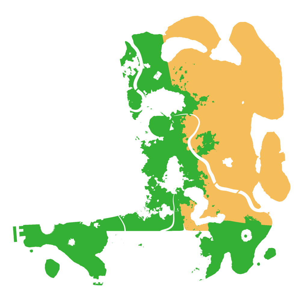 Biome Rust Map: Procedural Map, Size: 4000, Seed: 88196
