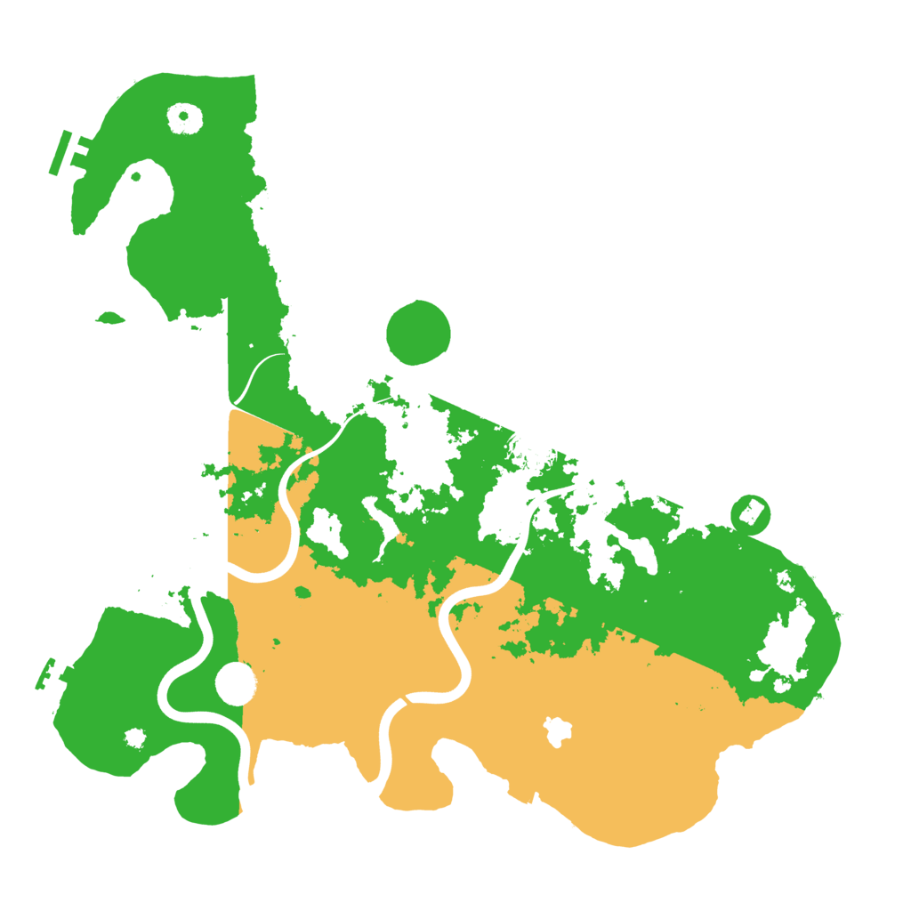 Biome Rust Map: Procedural Map, Size: 4000, Seed: 28372