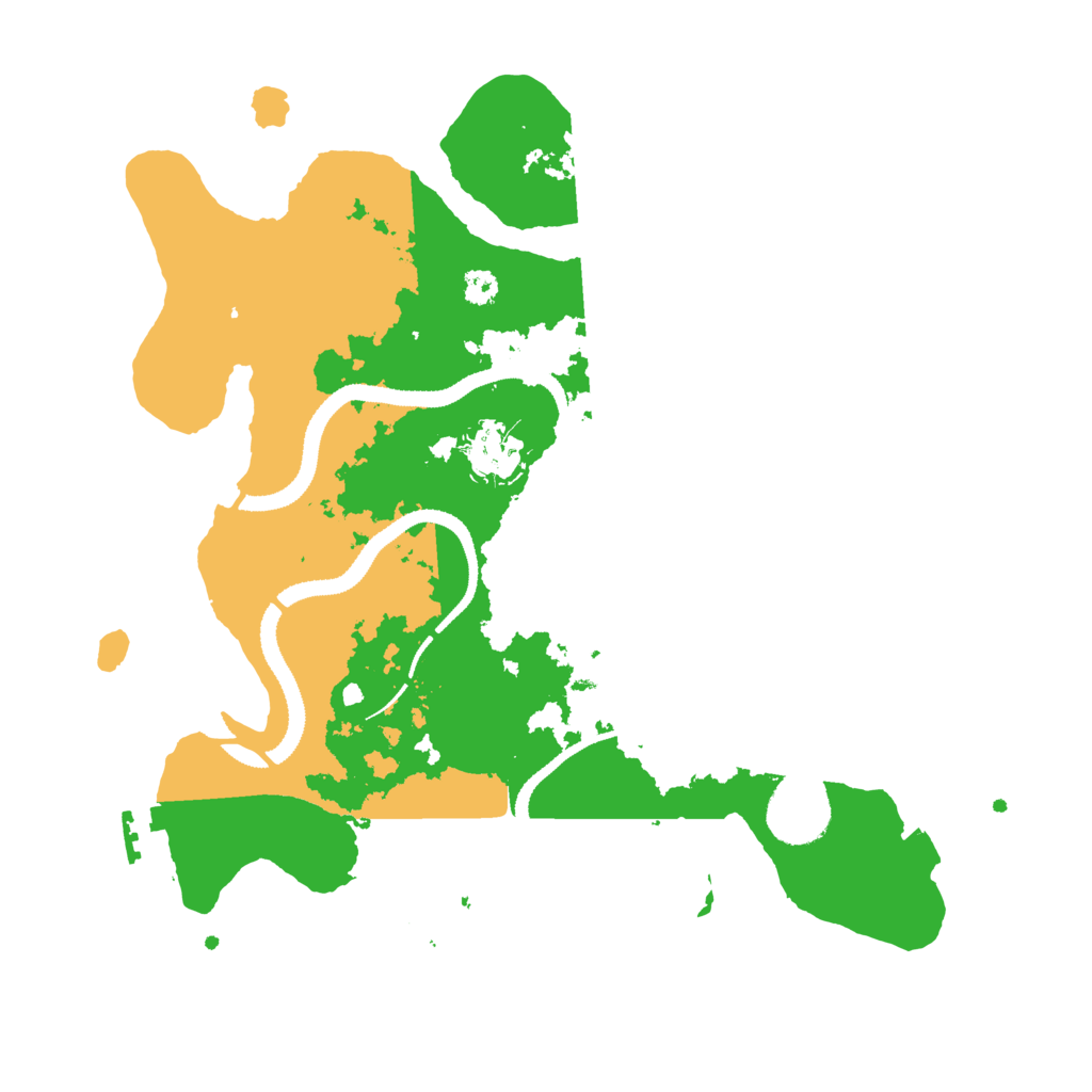 Biome Rust Map: Procedural Map, Size: 3145, Seed: 1209531922