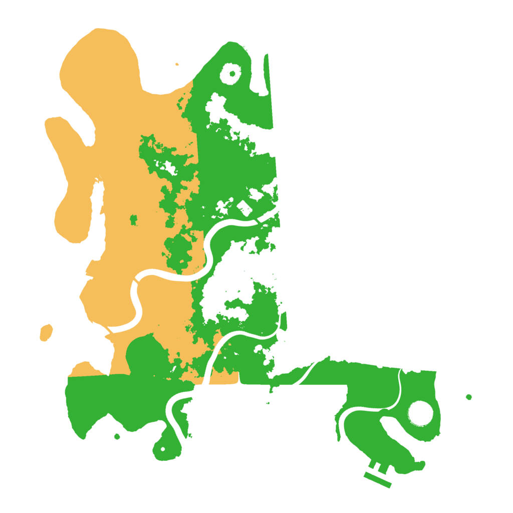 Biome Rust Map: Procedural Map, Size: 3618, Seed: 1209531922