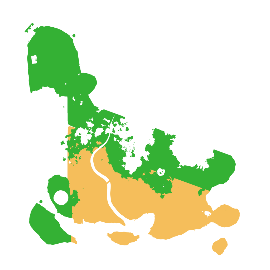 Biome Rust Map: Procedural Map, Size: 3500, Seed: 1263547
