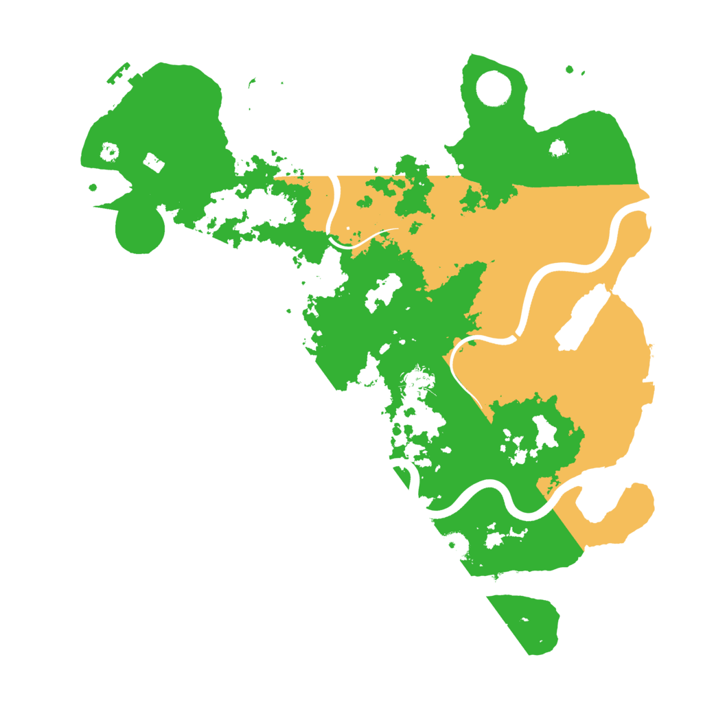 Biome Rust Map: Procedural Map, Size: 3750, Seed: 3334