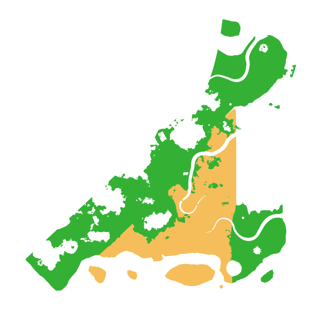 Biome Rust Map: Procedural Map, Size: 3700, Seed: 1963978513