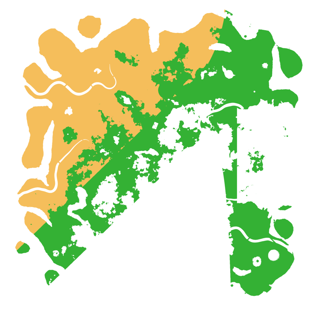 Biome Rust Map: Procedural Map, Size: 5000, Seed: 1603814125