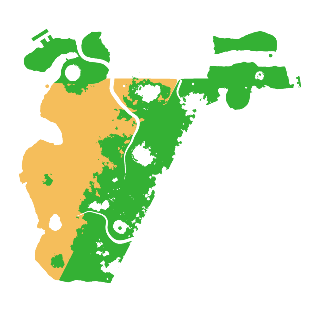 Biome Rust Map: Procedural Map, Size: 3500, Seed: 635244
