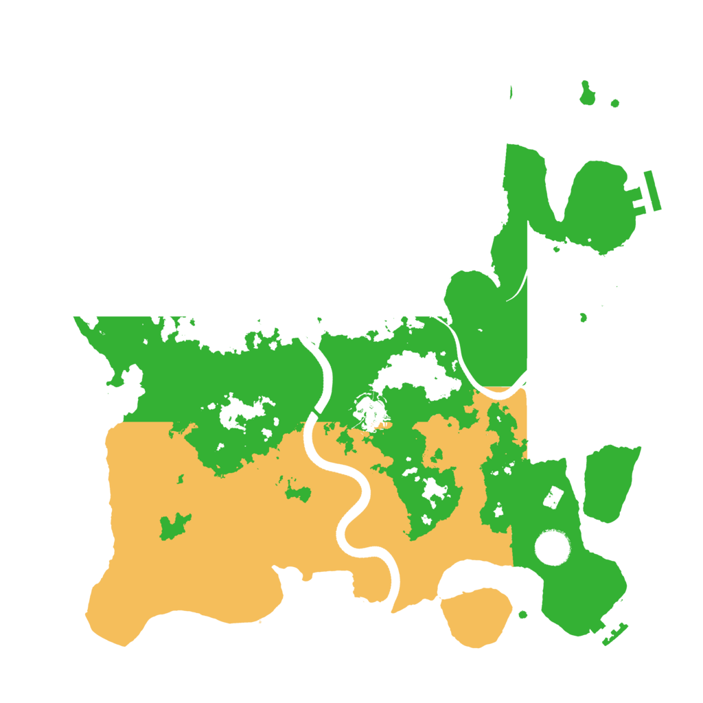 Biome Rust Map: Procedural Map, Size: 3500, Seed: 972094878