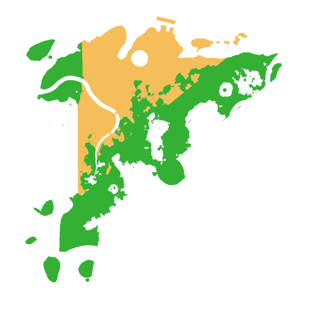 Biome Rust Map: Procedural Map, Size: 3300, Seed: 1340833489