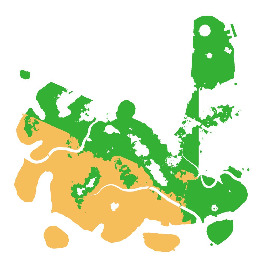 Biome Rust Map: Procedural Map, Size: 4000, Seed: 674156