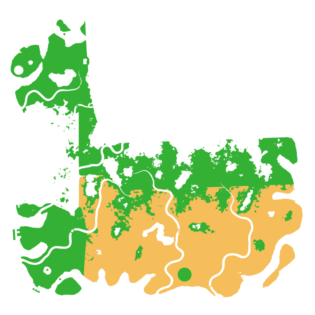 Biome Rust Map: Procedural Map, Size: 6000, Seed: 383396817