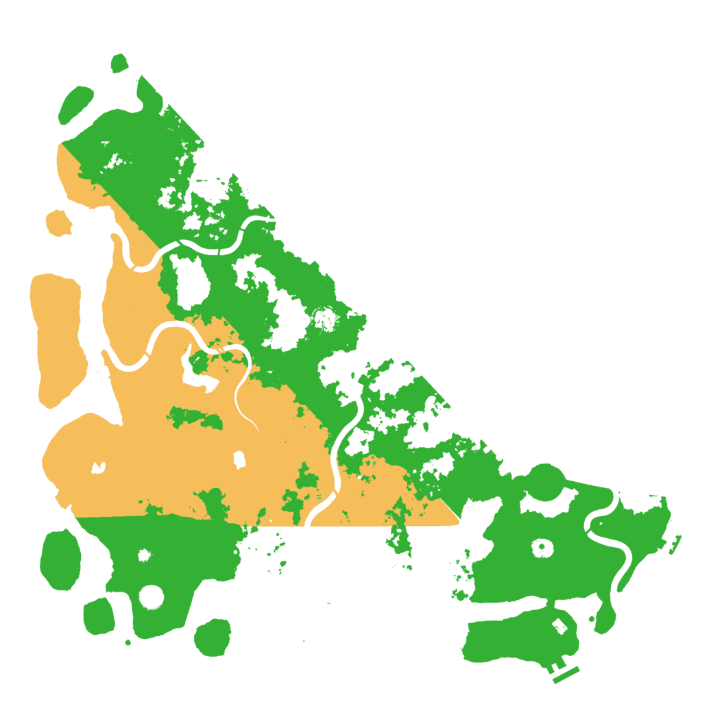 Biome Rust Map: Procedural Map, Size: 5000, Seed: 1528069100