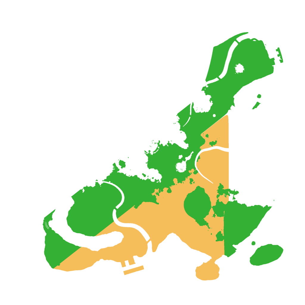 Biome Rust Map: Procedural Map, Size: 3000, Seed: 1637914300